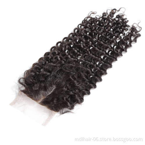 Wholesale Virgin Hair Vendors Mink Peruvian Lace Frontal Closure With Baby Hair 4X4 2X6 5X5 13X4 13X6 6X6 7X7 360 Lace Closure